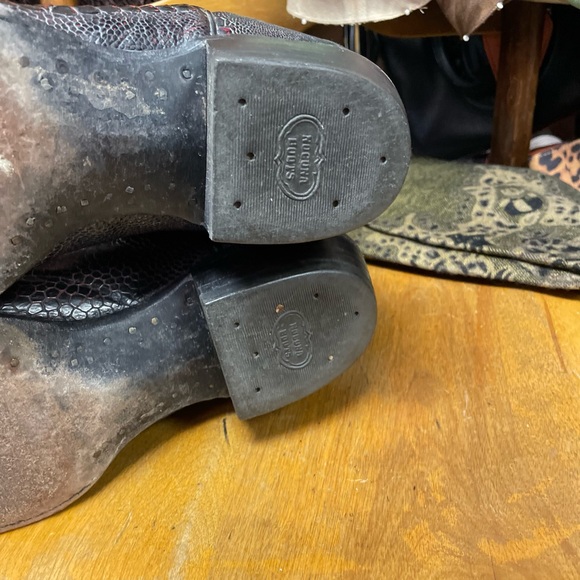 ❤️Vintage Great USED Condition 10B Ostrich leg Nocona Boots - Picture 11 of 12